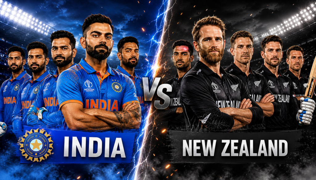India National Cricket Team Vs New Zealand National Cricket Team Players