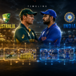 Australian Men’s Cricket Team Vs India National Cricket Team Timeline