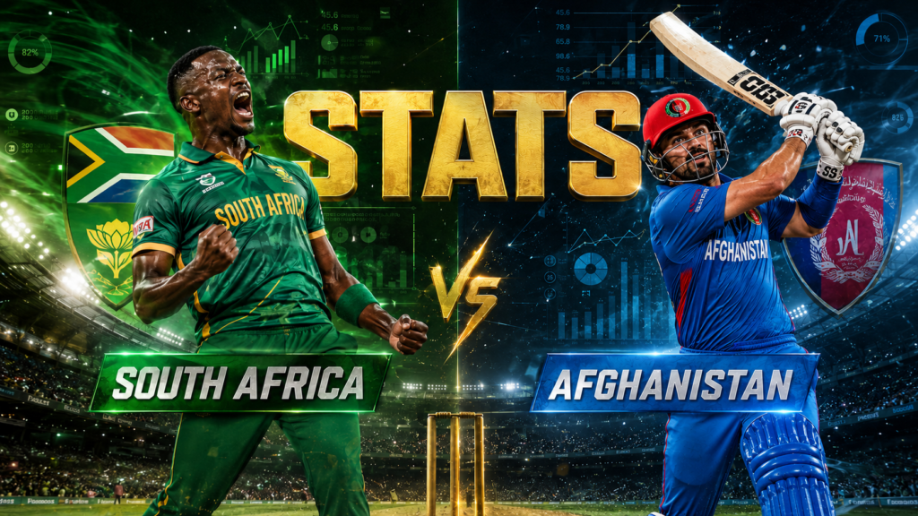 South Africa National Cricket Team Vs Afghanistan National Cricket Team Stats
