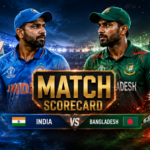 India National Cricket Team Vs Bangladesh National Cricket Team Match Scorecard