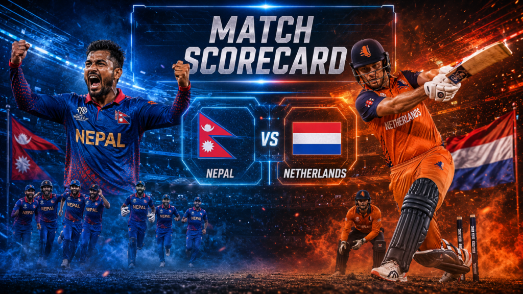 Nepal National Cricket Team Vs Netherlands National Cricket Team Match Scorecard