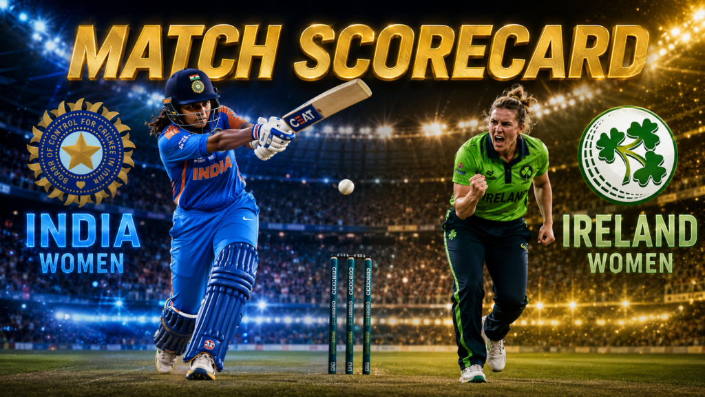 India Women's National Cricket Team Vs Ireland Women's National Cricket Team Match Scorecard