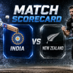 India National Cricket Team Vs New Zealand National Cricket Team Match Scorecard
