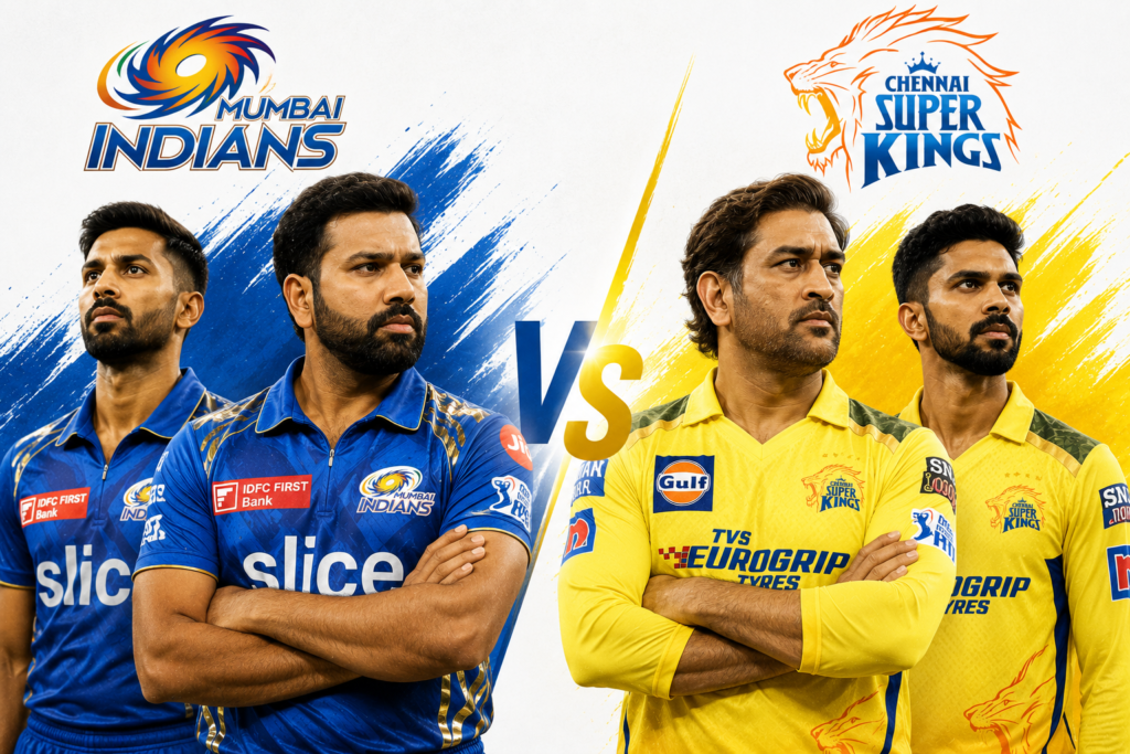 Mumbai Indians Vs Chennai Super Kings Match Scorecard