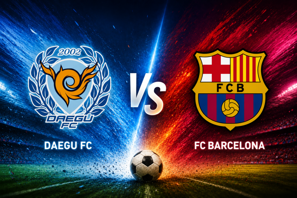 Daegu Fc Vs Fc Barcelona Timeline